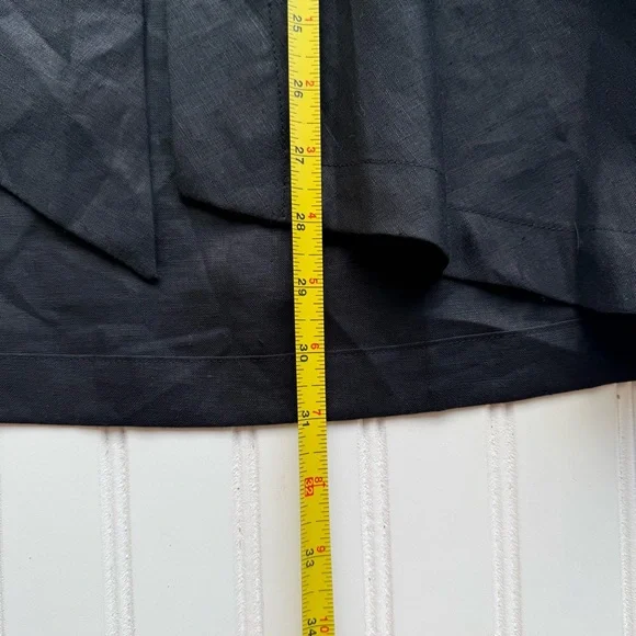 Neiman Marcus Black Linen Blouse - Picture 5 of 5